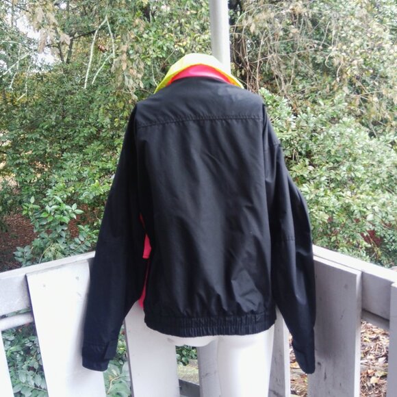 Vintage 90s Columbia Bugaboo Zip Up Neon Nylon Granola Girl Gorpcore Jacket - Picture 3 of 12
